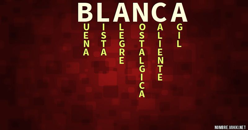 Qu Significa Blanca